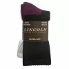 Lincoln Outfitters Women's Cotton Crew Socks 2 Pack - L2/949-B/W - Socks Women's
