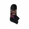 Lincoln Outfitters Women's Ultra-Dri Cushion Foot No-Show Sock 3 Pack Black - L3/72036-BL - Socks Women's