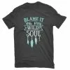 Lincoln Outfitters Ladies Blame My Wild Soul Short Sleeve T-Shirt - LO-L167 - T-Shirts