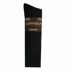 Lincoln Outfitters Men's Western Boot Sock - Black / Size Large L9157-BL-L - Socks