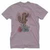 Lincoln Outfitters Ladies Leopard Cactus Short Sleeve T-Shirt - LO-L213 - T-Shirts