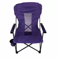 Lincoln Outfitters Hard Arm Folding Chair Purple 87-839-0204 - Camp Furniture