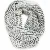 Lincoln Outfitters Women's Faux Fur Snowy Eternity Scarf White  - P22886-WHT - Women's Eternity Scarfs
