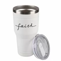 Lincoln Outfitters "Faith" 30 oz. Religious Tumbler, White - 89-644-0204 - Tumblers -Cheap Lincoln Outfitters Store 45a591717b3a04889b48a22d8769b5985c50c806 32631067 3