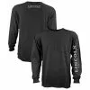 Lincoln Outfitters Men's Heavyweight Long Sleeve Pocket Graphic Tee Black - LOLSPK-01R - Long Sleeve Shirts