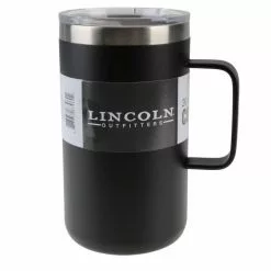 Lincoln Outfitters 20 Oz. Coffee Mug Black 87-960-0204 - Water Bottles & Hydration