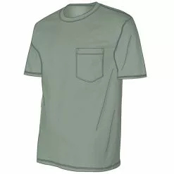 Lincoln Outfitters Men's Heavyweight Pocket T-Shirt - LOPK-01-SAGE