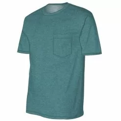 Lincoln Outfitters Men's Heavyweight Pocket T-Shirt -  LOPK-01-TEAL - T-Shirts