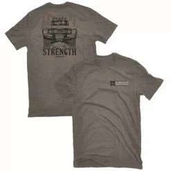 Lincoln Outfitters Men's Short Sleeve Strength 4X4 T-Shirt Walnut Dark Heather - LO-135 - T-Shirts