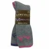 Lincoln Outfitters Ladies Merino Wool Boot Sock 2 Pack Medium - RT/L2/823-PK/PU-M - Socks Women's
