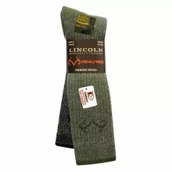 Lincoln Outfitters Men's Elimishield Merino Wool Blend Boot Sock 2 Pack Green - RT/L22002-GRN - Socks
