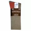 Lincoln Outfitters Men's Mid-Weight Crew Sock 2 Pack Taupe - L2/72466-T-L - Socks