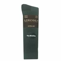 Lincoln Outfitters Men's Non-Binding Boot Sock Olive - RT/LO9746-OL - Socks