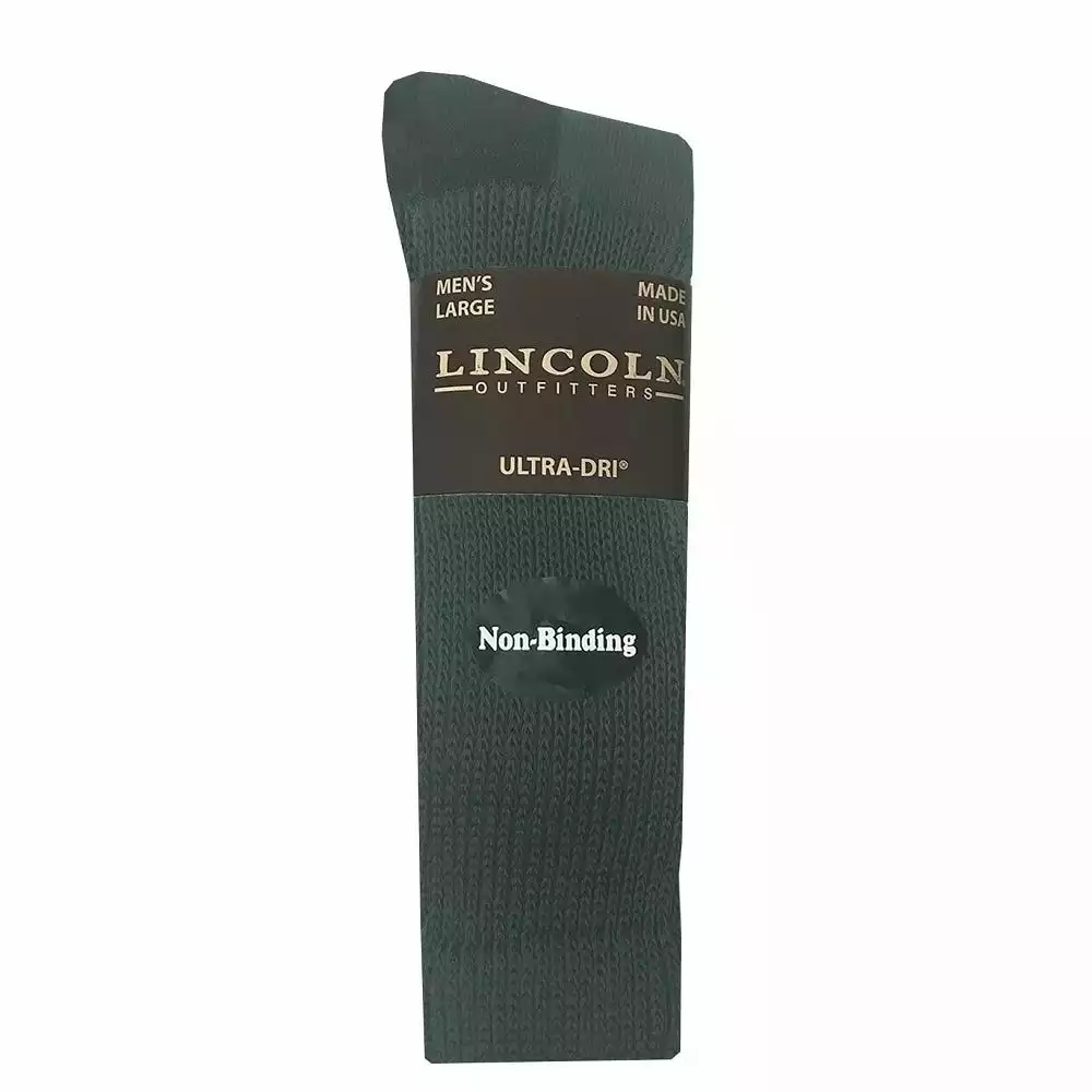 Lincoln Outfitters Men's Non-Binding Boot Sock Olive - RT/LO9746-OL - Socks 1 Lincoln Outfitters Men's Non-Binding Boot Sock Olive - RT/LO9746-OL - Socks