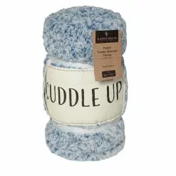 Lincoln Outfitters Cuddle Up Patch Sherpa 50 x 60 Throw - RK-TEDAP-CUD - Blankets & Bedspreads