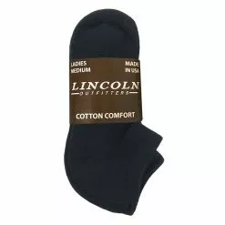 Lincoln Outfitters Women's No Show Sock 3 Pack - L3/9057-BL - Socks Women's