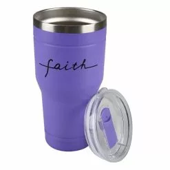 Lincoln Outfitters "Faith" 30 oz. Religious Tumbler, Purple - 89-640-0204 - Tumblers -Cheap Lincoln Outfitters Store a98db8ec1a5d274aa882501a8edf0e682da9d731 32631063 3