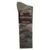 Lincoln Outfitters Men's Camo Merino Wool Sock Green - L9063-CGR - Socks