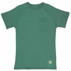 Lincoln Outfitter's Short Sleeve Performance Tee Green - RK2PN - T-Shirts