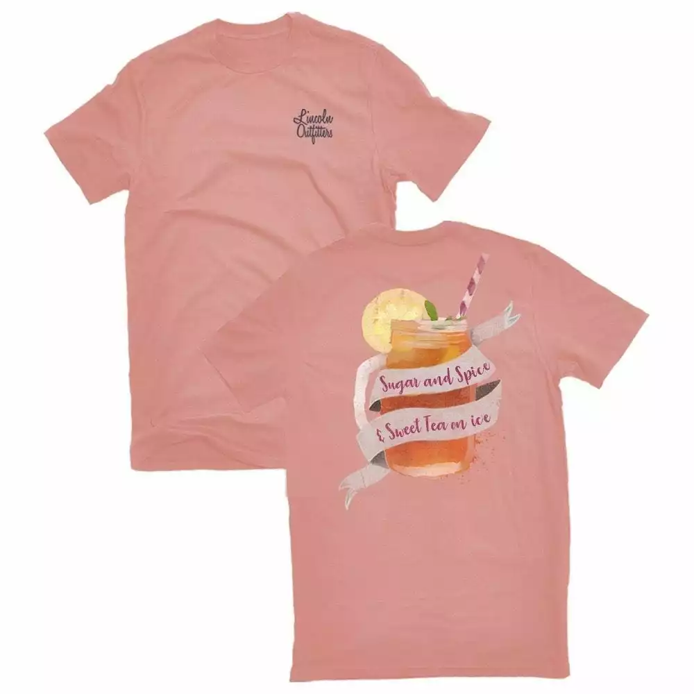 Lincoln Outfitters Ladies Sweet Tea on Ice Short Sleeve T-Shirt - LO-L211 - T-Shirts 1 Lincoln Outfitters Ladies Sweet Tea on Ice Short Sleeve T-Shirt - LO-L211 - T-Shirts