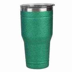 Lincoln Outfitters 30oz. Stainless Tumbler Glitter Green - 87-407-0204 - Water Bottles & Hydration