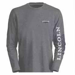 Lincoln Outfitters Ladie's Long Sleeve Logo Shirt, Graphite Heather - LO-LLS708-GH - Long Sleeve Shirts Women's