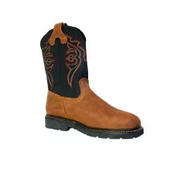 Lincoln Outfitters Mens Premium Western Boot, Safety Toe L9P21 - Men's Boots