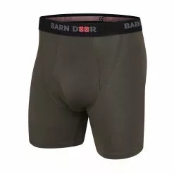 Barn Door by Lincoln Outfitters Crew Cab Cotton Boxers Green - XLO9787-377 - Boxer Briefs