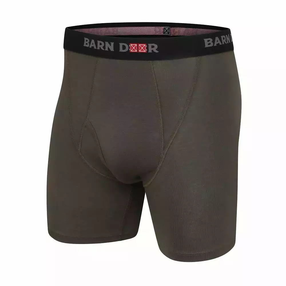 Barn Door by Lincoln Outfitters Crew Cab Cotton Boxers Green - XLO9787-377 - Boxer Briefs 1 Barn Door by Lincoln Outfitters Crew Cab Cotton Boxers Green - XLO9787-377 - Boxer Briefs