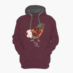 Lincoln Outfitters Flocking Fabulous Ladie's Long Sleeve Hoodie, Windsor Wine Light Heather - LO-LH34 - Hooded Sweatshirts Women's