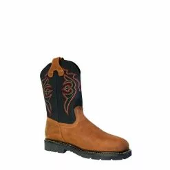 Lincoln Outfitters Men's Premium Western Comp Toe Boot Brown - L9P21W - Men's Boots