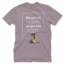 Lincoln Outfitters Ladies Soul Boots Short Sleeve T-Shirt - LO-L185 - T-Shirts