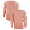 Lincoln Outfitters Men's Heavyweight Long Sleeve Pocket Graphic Tee Canyon Sunset Dark Heather - LOLSPK-01-CSDH - Long Sleeve Shirts