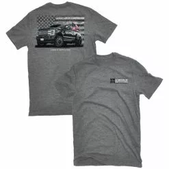Lincoln Outfitters Men's Short Sleeve Dually Truck T-Shirt Graphite Heather - LO-140GH - T-Shirts