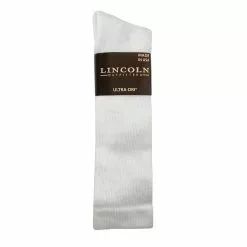 Lincoln Outfitters Men's Western Boot Sock White - L9157-W - Socks