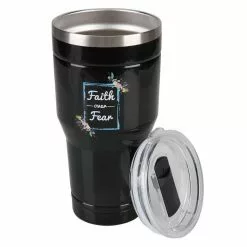 Lincoln Outfitters "Faith Over Fear" 30 oz. Religious Tumbler, Black - 89-631-0204 - Tumblers -Cheap Lincoln Outfitters Store ecd9e88d91543e4537744a2515cb69b7d7d527c8 32631054 3