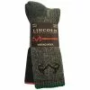 Lincoln Outfitters Men's Merino Wool Blend Sock 2 Pack Assorted - RT/L2/72123-ASST - Socks