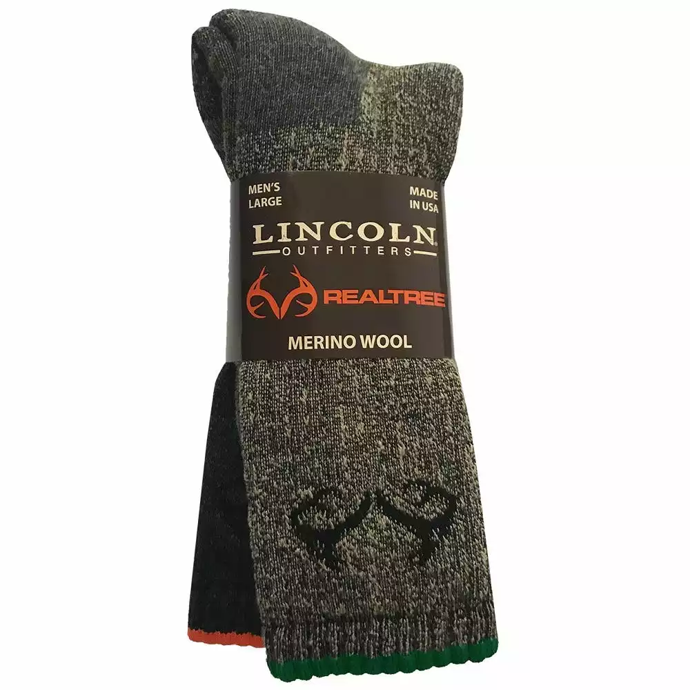 Lincoln Outfitters Men's Merino Wool Blend Sock 2 Pack Assorted - RT/L2/72123-ASST - Socks 1 Lincoln Outfitters Men's Merino Wool Blend Sock 2 Pack Assorted - RT/L2/72123-ASST - Socks