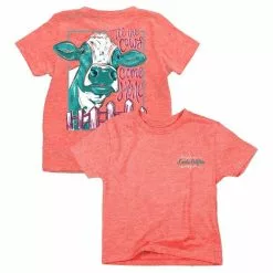 Lincoln Outfitters Youth Girl's Till the Cows Come Home Short Sleeve T-Shirt - LOY-22 - T-Shirts