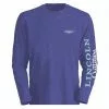 Lincoln Outfitters Ladie's Long Sleeve Logo Shirt, Spectrum Blue Dark Heather - LO-LLS708-SBDH - Long Sleeve Shirts Women's