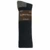 Lincoln Outfitters Men's Ultra-Dri Boot Sock 2 Pack Black - L2/72299-BL - Socks