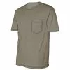 Lincoln Outfitters Men's Heavyweight Relaxed Fit Short Sleeve Pocket Tee Cobblestone - LOPK-01R-CBS - Pocket T-Shirt